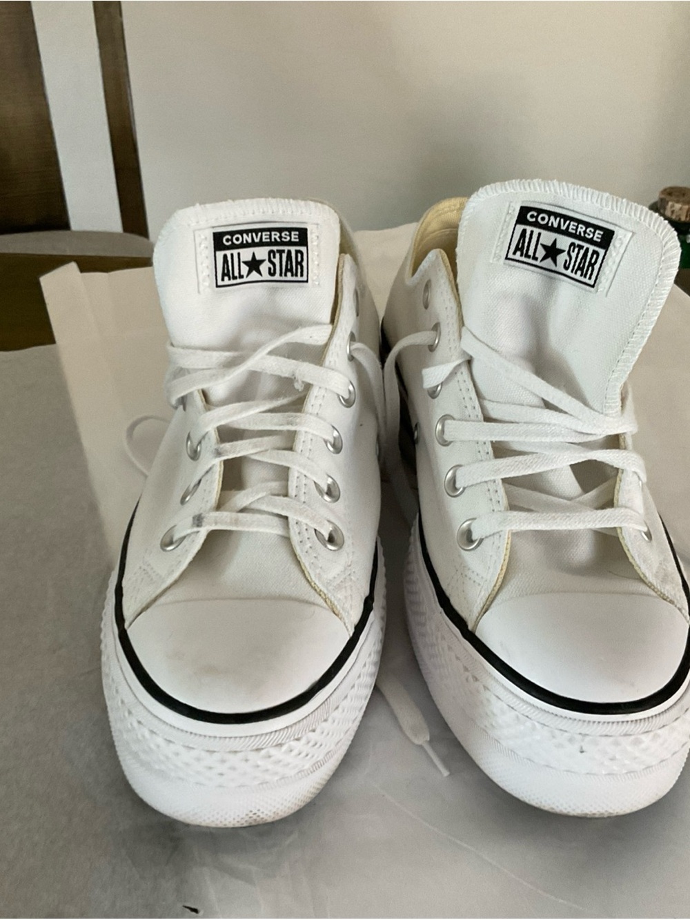 Converse Chuck Taylor All Star Platform White size 9 - Picture 5 of 16